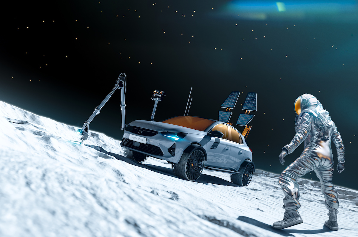 Opel lancia Corsa Moon II per il turismo spaziale
