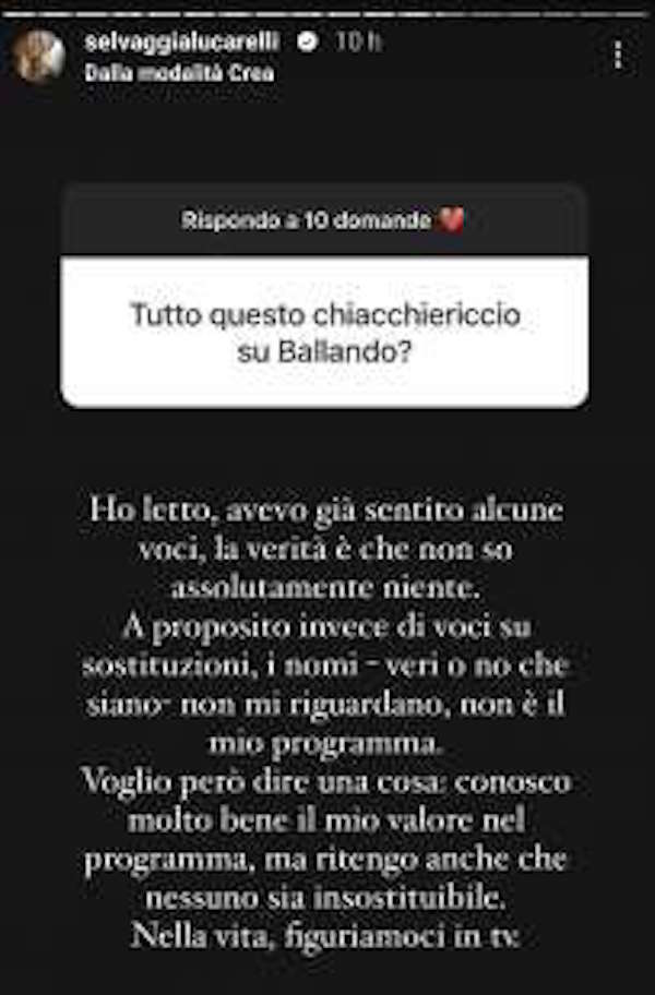 Selvaggia Lucarelli Post Instagram Selvaggia Lucarelli Post Instagram
