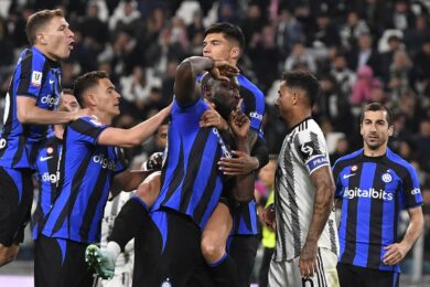 Juventus-Inter 1-1, Lukaku pareggia al 95°, poi 3 espulsi e rissa finale. Foto