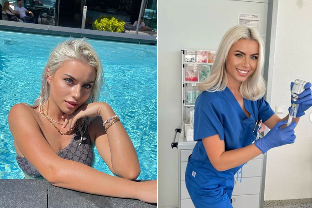 Infermiera più sensuale del calcio: Kim in soccorso del campione infortunato