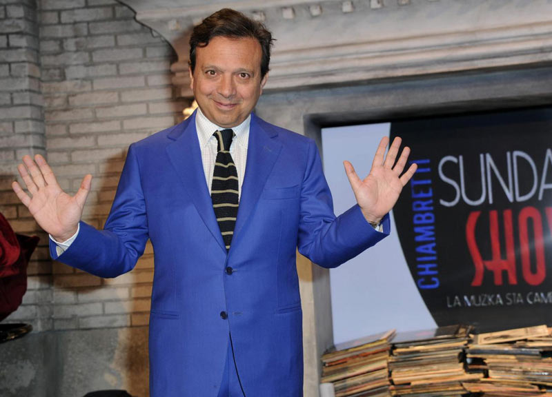 Chiambretti, la rivincita in tribunale: dimezzato l’assegno per la figlia