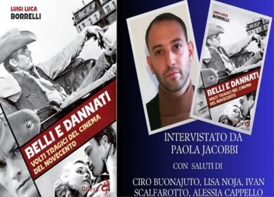 “Belli e dannati”: Borrelli racconta i volti tragici del cinema”