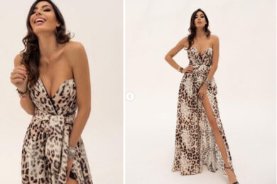 Elisabetta Gregoraci gol col Milan! E scollatura-spacco… “jungle”. LE FOTO