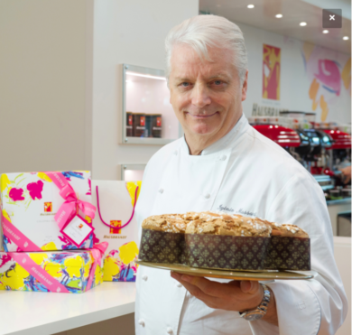 Iginio Massari e la torta speciale per i bambini affetti da autismo