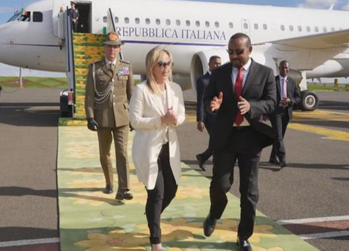 Giorgia Meloni rientrata in Italia da Addis Abeba: bilancio della missione Giorgia Meloni rientrata in Italia da Addis Abeba: bilancio della missione