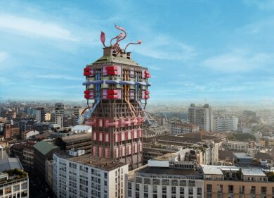 Torre Velasca, un’installazione artistica per il Fuorisalone