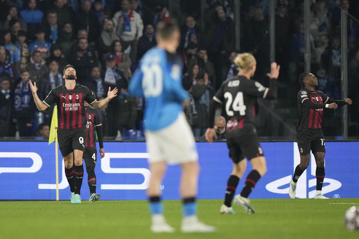 Galleria foto 'Milan in semifinale: magia di Leao. Giroud: “Possiamo vincere la Champions”' - foto 1