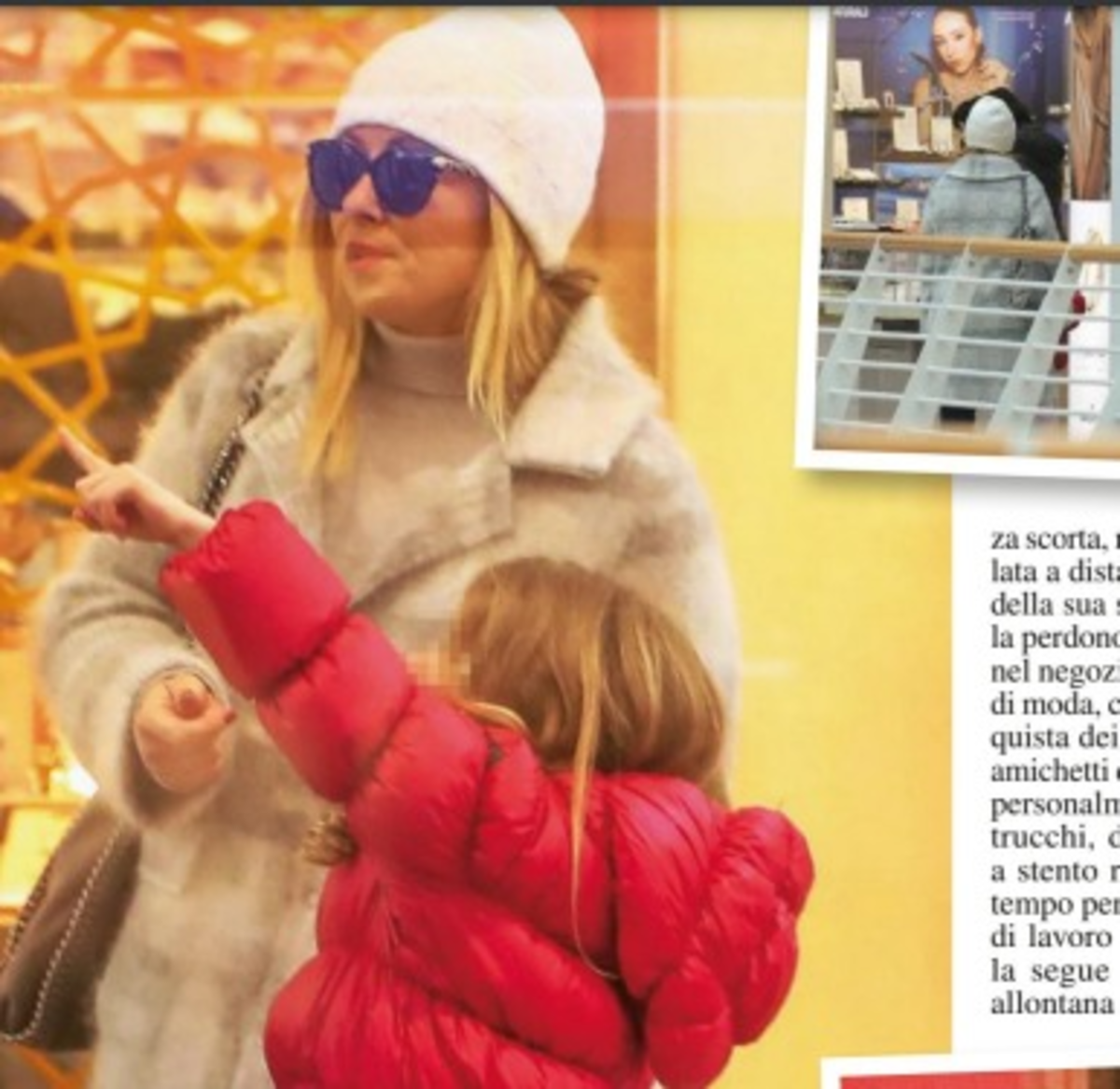 Giorgia Meloni e Giambruno innamorati. Scatti intimi al centro commerciale