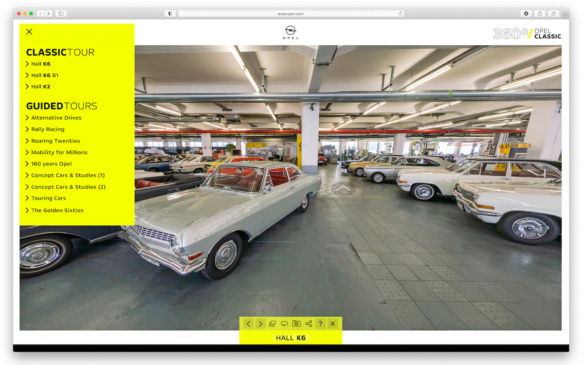 Opel Classic presenta nuovi percorsi tematici virtuali Opel Classic presenta nuovi percorsi tematici virtuali