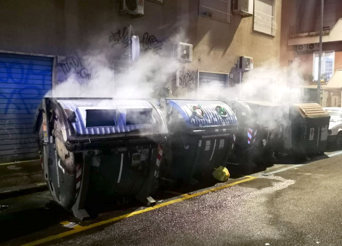 Roghi di cassonetti Ama a Montesacro, Talenti e Pietralata: forse unica regia Roghi di cassonetti Ama a Montesacro, Talenti e Pietralata: forse unica regia
