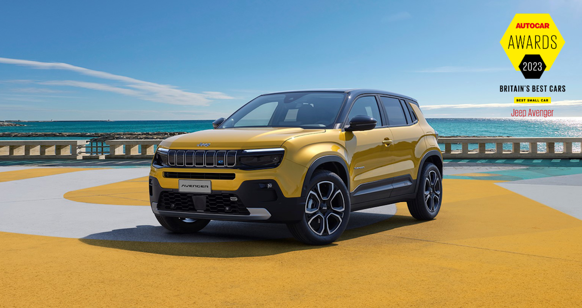 Jeep Avenger aggiudicata il titolo di “Best Small Car” agli “Autocar Awards” Jeep Avenger aggiudicata il titolo di “Best Small Car” agli “Autocar Awards”