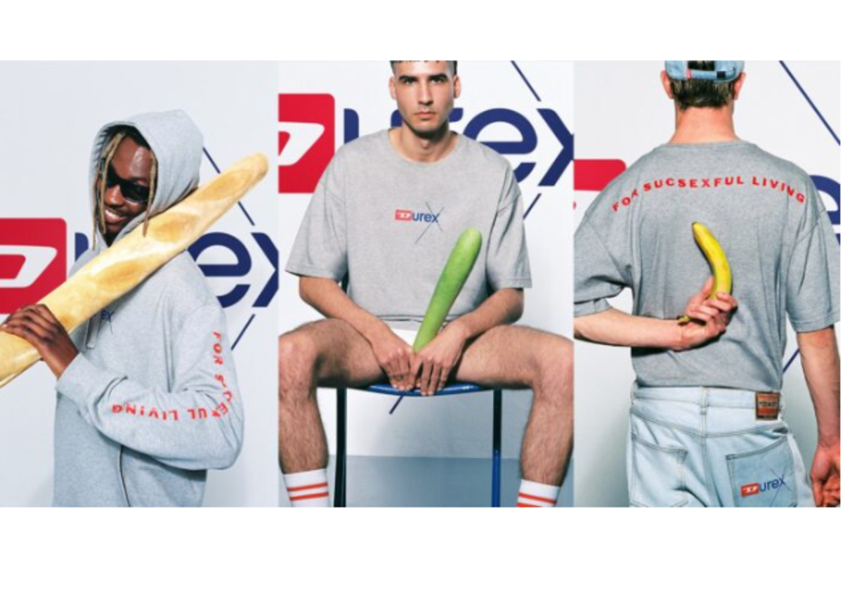 Galleria foto 'Diesel x Durex, l’unione per una capsule: la sex positivity incontra la moda' - foto 1