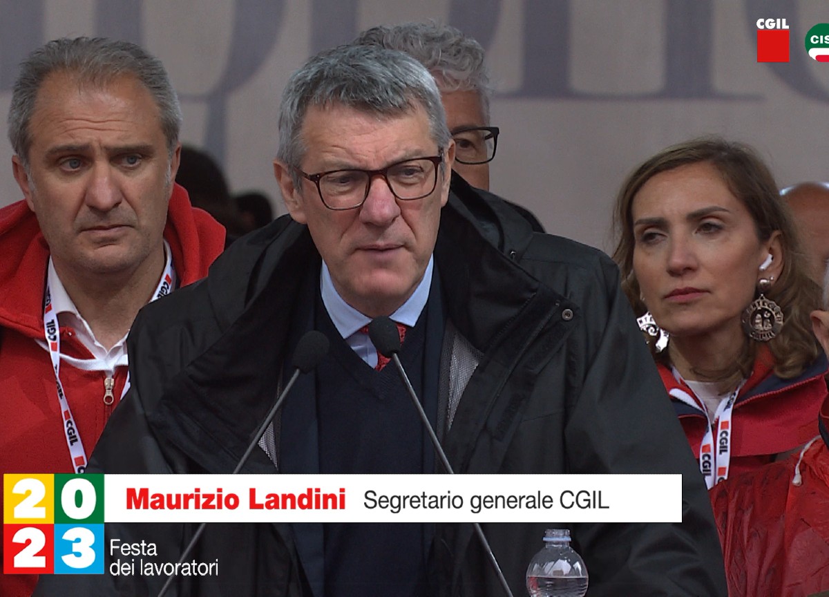 Landini: “Festa dei lavoratori, non del governo. Mobilitazione continua” VIDEO Landini: “Festa dei lavoratori, non del governo. Mobilitazione continua” VIDEO