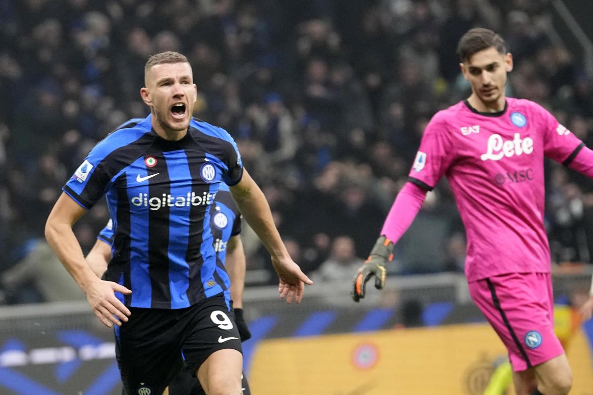 Dzeko Inter Napoli Dzeko Inter Napoli