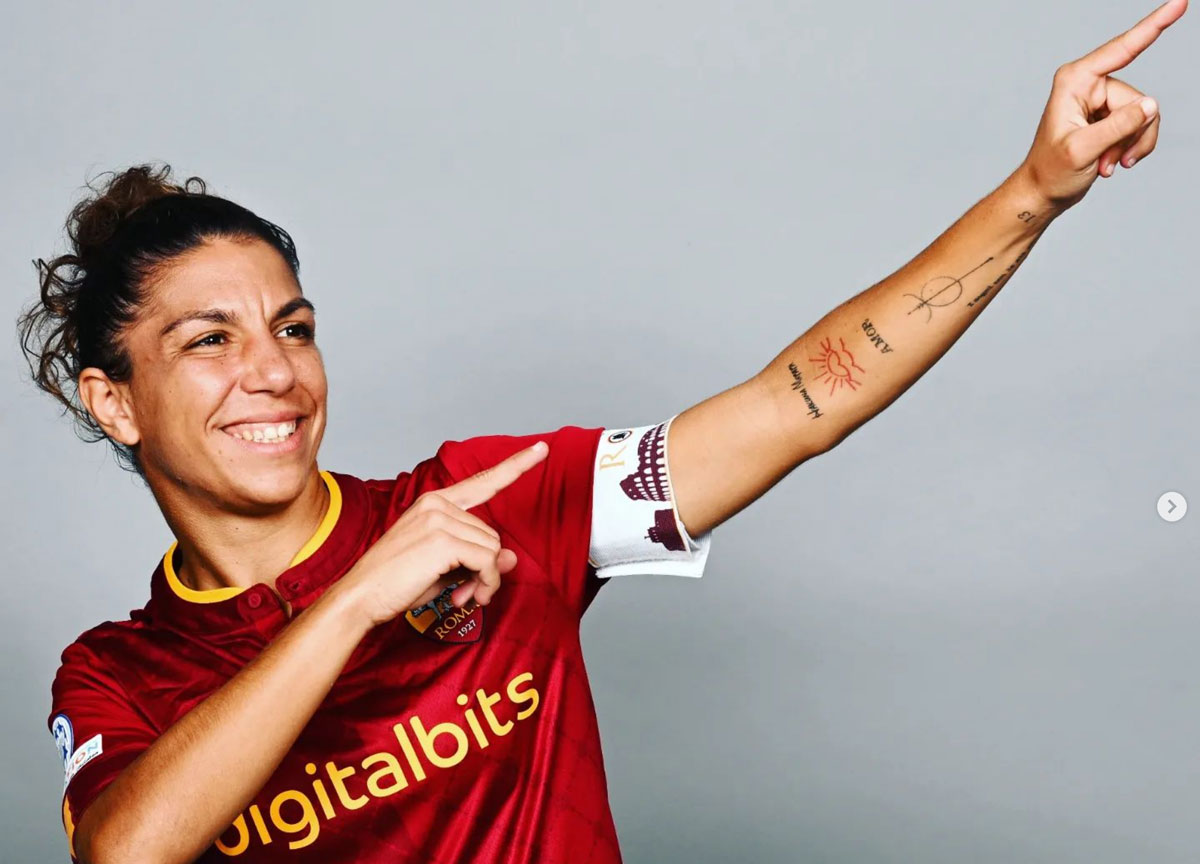 As Roma campione, Elisa Bartoli nell’Olimpo con Totti: 50 sfumature di calcio
