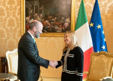 Ppe diviso sull’ingresso di Meloni. Secco no all’alleanza con la Lega