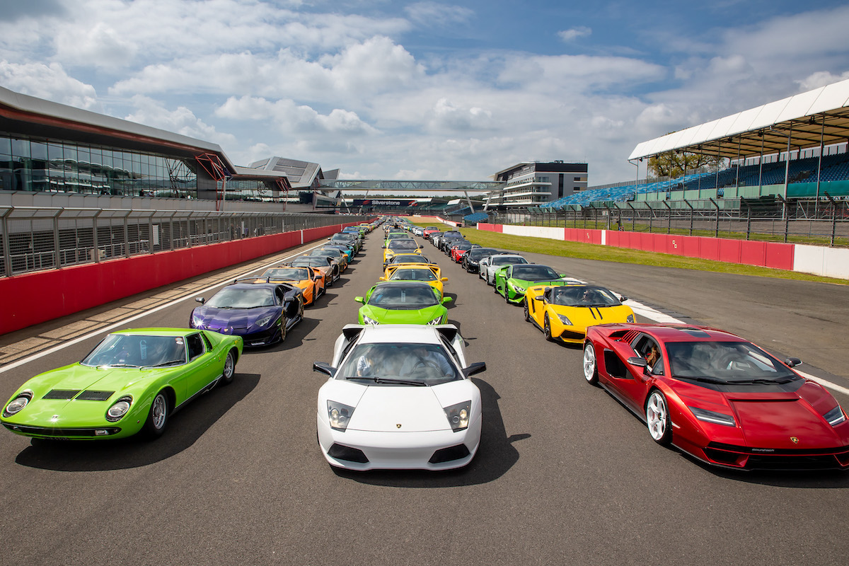 Lamborghini celebra il suo 60° anniversario al Lamborghini Day UK