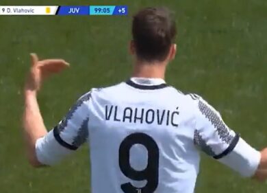 Atalanta-Juve, insulti razzisti a Vlahovic: esultanza rabbiosa dopo il goal