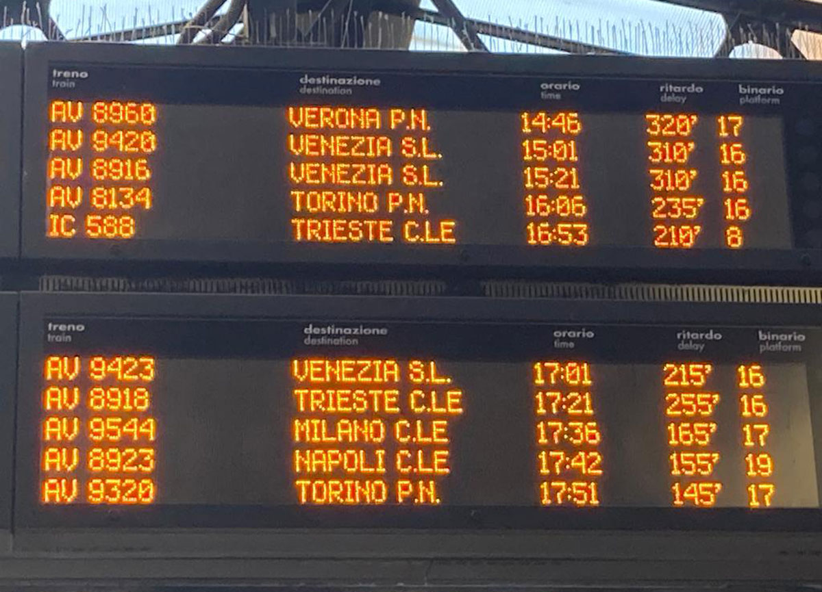 Guasto Ferrovie, biglietti pazzi e hotel a caro prezzo. Speculatori scatenati Guasto Ferrovie, biglietti pazzi e hotel a caro prezzo. Speculatori scatenati