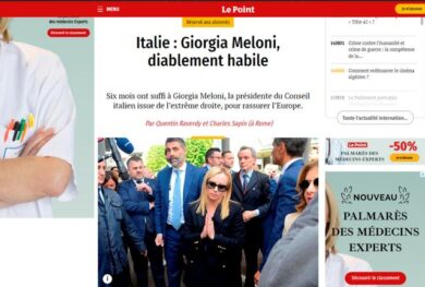 “Meloni? Diabolicamente abile”: Le Point incorona il governo con 5 pagine