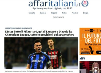 Inter batte Milan 1 a 0, Affari ha indovinato risultato e marcatore
