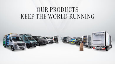 Mercedes Benz Vans traccia la strada per un futuro completamente elettrico.