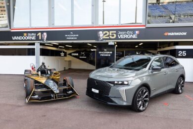 La tecnologia della E-Tense FE23 sale a bordo della  DS 7 E-TENSE 4×4 360