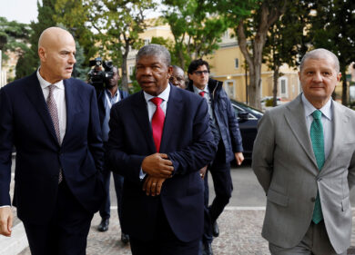 Eni accoglie il Presidente angolano João Lourenço al tecnopolo “Eni 2050 lab”