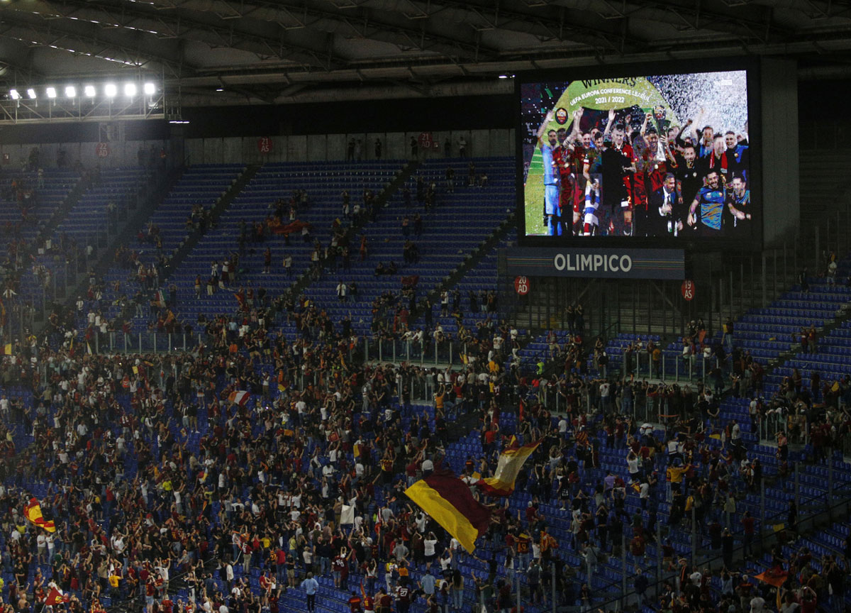 Europa League: Olimpico aperto ai tifosi, diretta As Roma-Siviglia allo stadio