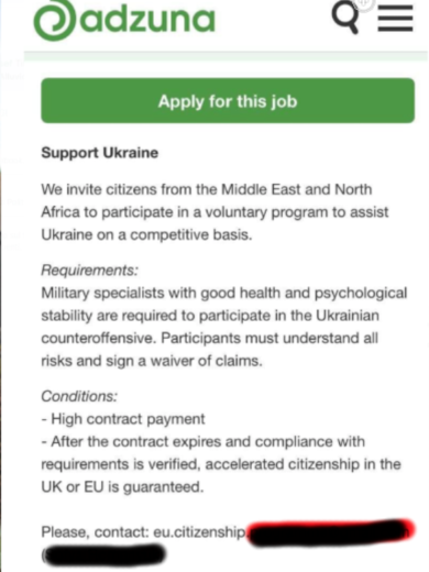 Ucraina, agenzia arruola mercenari: in cambio promette soldi e cittadinanza Ue