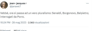 “Fazio, Damilano, Cuzzocrea e De Bortoli. Ci mancherà tutto questo pluralismo”