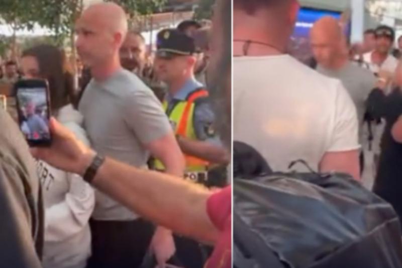 Roma, tifosi contro l’arbitro Taylor in aeroporto: cori e insulti. Video Roma, tifosi contro l’arbitro Taylor in aeroporto: cori e insulti. Video