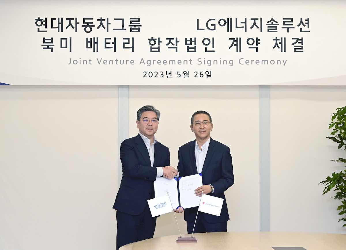 Hyundai Motor Group e LG Energy Solution insieme per produrre batterie Hyundai Motor Group e LG Energy Solution insieme per produrre batterie