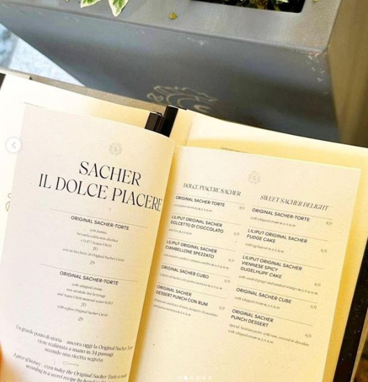 Caffè Sacher a Trieste, prezzi choc. Ecco quanto costa la fetta di torta