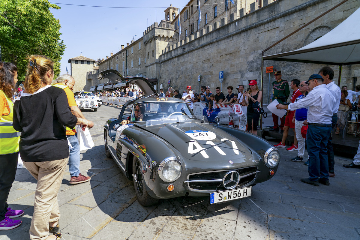 Mercedes-Benz per la prima volta alla «1000 Miglia Green” Mercedes-Benz per la prima volta alla «1000 Miglia Green”