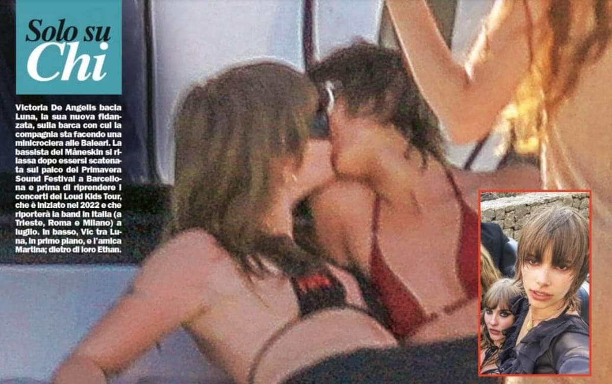 Victoria De Angelis e la vacanza di passione con la nuova fidanzata Luna