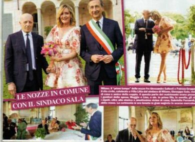 Alessandro Sallusti e Patrizia Groppelli, le foto esclusive delle nozze