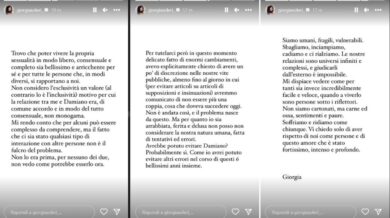Soleri commenta il bacio di Damiano: “Non avevamo una relazione monogama”