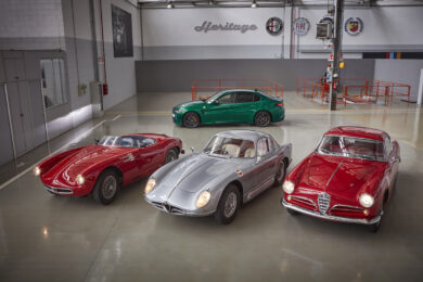 Debutta alla Mille Miglia la nuova Giulia Quadrifoglio “100° Anniversario”