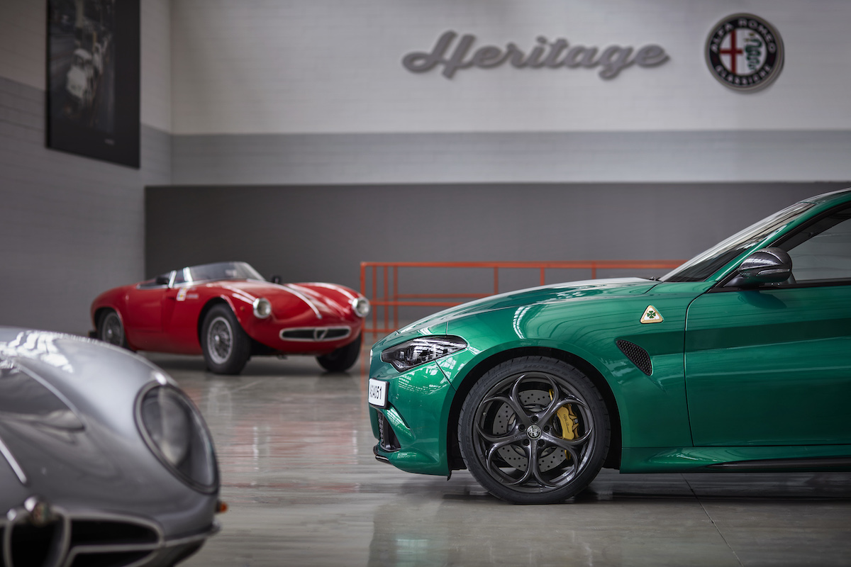 Debutta alla Mille Miglia la nuova Giulia Quadrifoglio “100° Anniversario” Debutta alla Mille Miglia la nuova Giulia Quadrifoglio “100° Anniversario”
