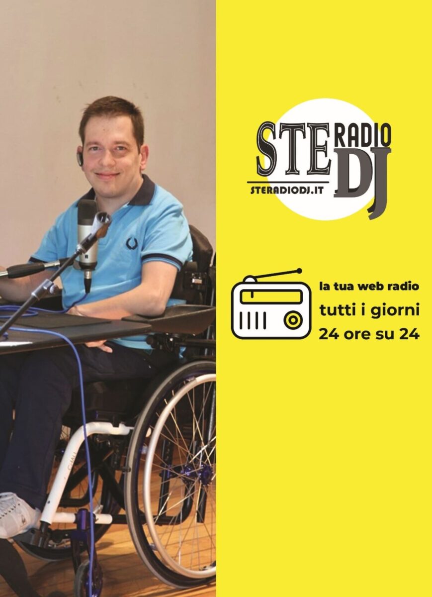 Disabilità, intervista a Stefano Pietta: creatore della radio web Steradiodj