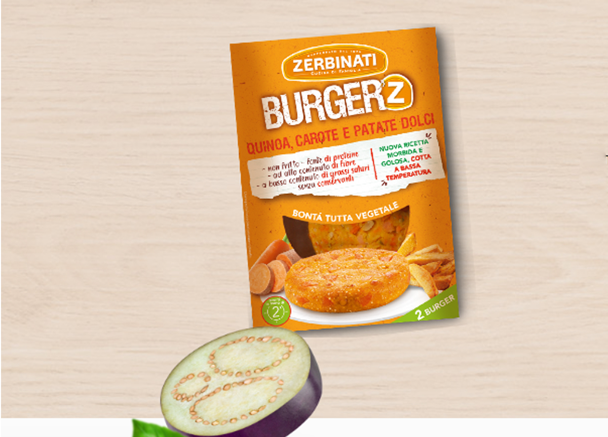 Zerbinati lancia i nuovi Burger’Z a base di quinoa e verdure Zerbinati lancia i nuovi Burger’Z a base di quinoa e verdure