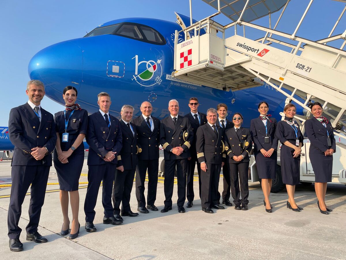 ITA Airways festeggia il Centenario dell’Aeronautica Militare ITA Airways festeggia il Centenario dell’Aeronautica Militare