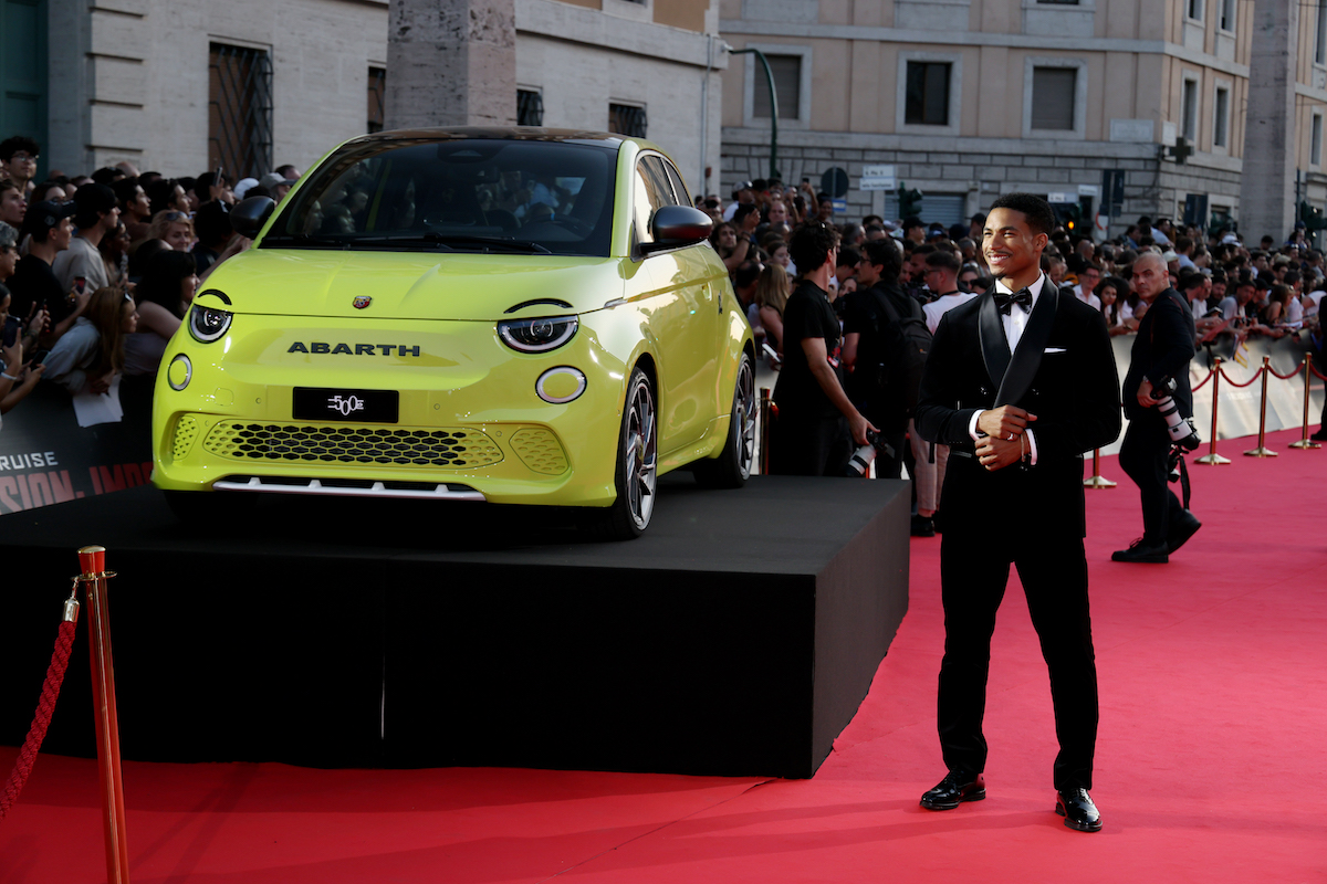 Abarth, Mission: Impossible – Dead Reckoning Part One per la prima romana Abarth, Mission: Impossible – Dead Reckoning Part One per la prima romana