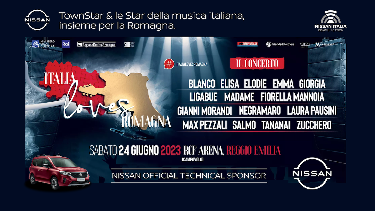 Nissan è sponsor tecnico di ITALIA LOVES ROMAGNA
