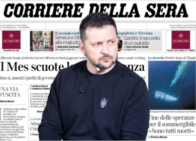Il Corriere demolisce Zelensky: “Irrilevante”. Lo zampino di Biden dietro lo schiaffo al presidente ucraino