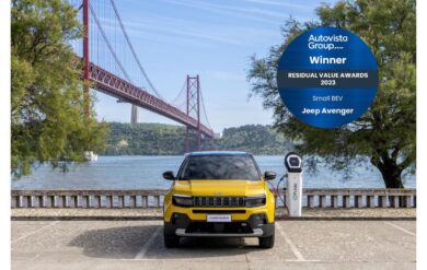 Jeep Avenger si aggiudica l’ Autovista Group Residual Value 2023
