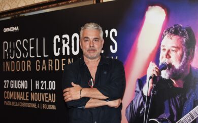 Russell Crowe premio Oscar anche nella solidarietà a Bologna
