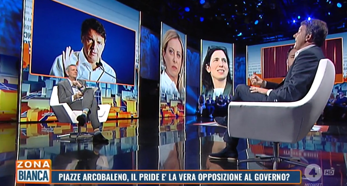 Ascolti tv, Zona Bianca crolla di lunedì. Renzi sgambetta Brindisi Ascolti tv, Zona Bianca crolla di lunedì. Renzi sgambetta Brindisi