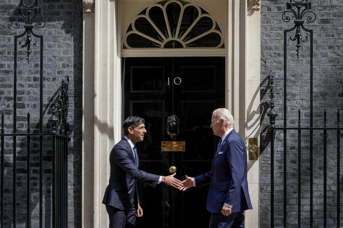 Biden incontra Sunak a Londra: “Rapporti tra Usa e Uk solidi come una roccia” Biden incontra Sunak a Londra: “Rapporti tra Usa e Uk solidi come una roccia”
